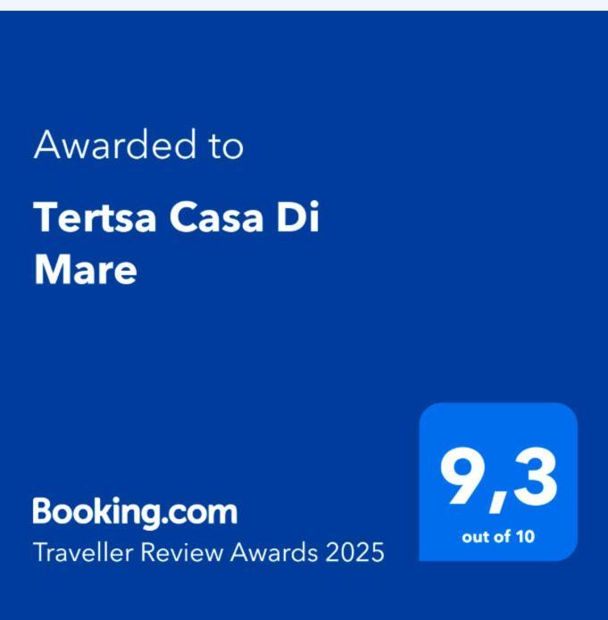 Apartmán Tertsa Casa Di Mare Exteriér fotografie
